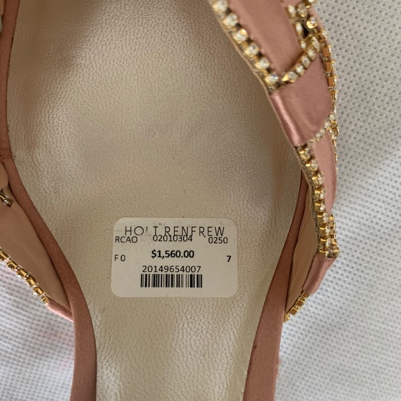 RENE CAOVILLA "Juliette" Satin Slingback Pumps - Picture 13 of 14